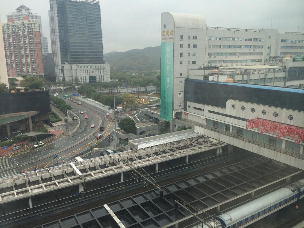 Guangsheng International Hotel Luohu Railway Station شينزين المظهر الخارجي الصورة